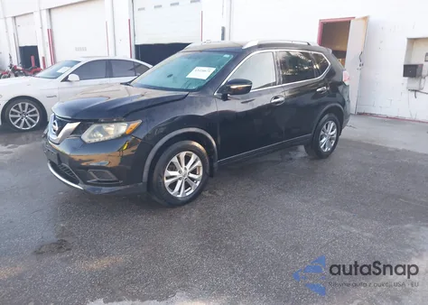 2015 Nissan Rogue Sv z USA, uszkodzony, nr VIN KNMAT2MT1FP517805